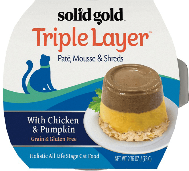 Solid Gold Triple Layer With Chicken & Pumpkin